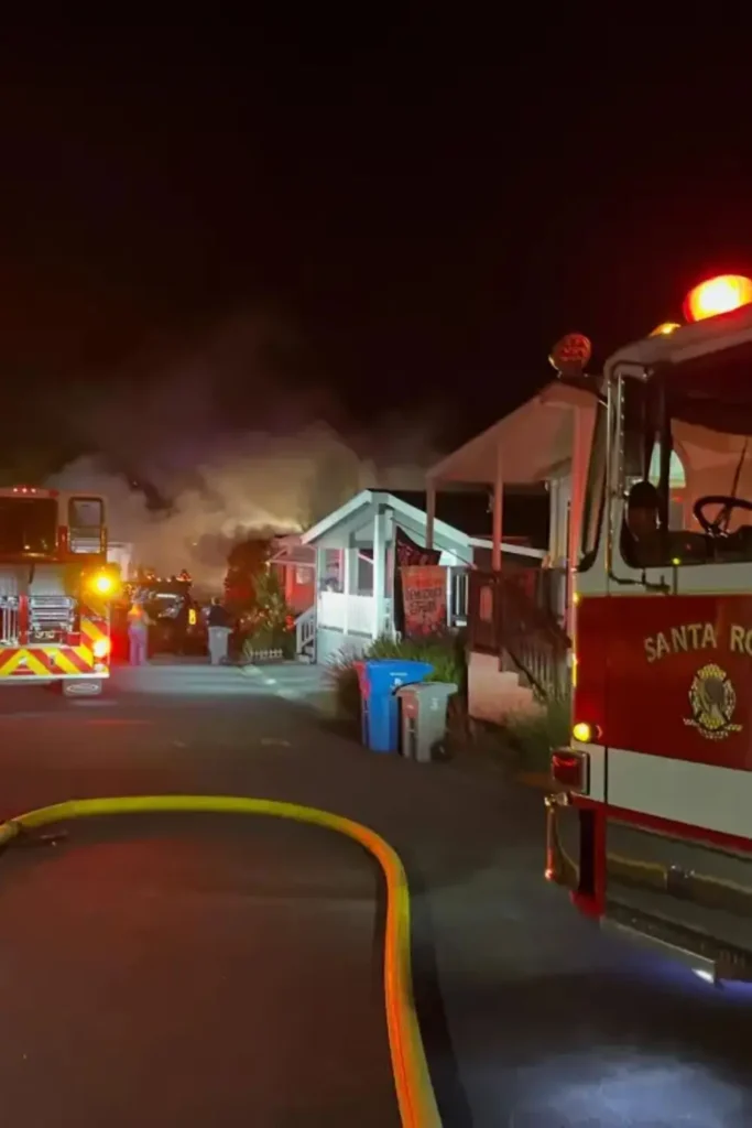 Santa Rosa Mobile Home Fire