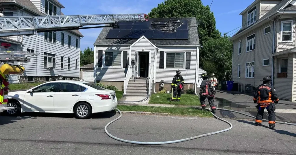 Solar Panels Caught Fire on a Connecticut Roof