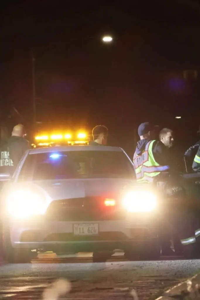 Squad Car Plows Into Occupied Home in North Chicago