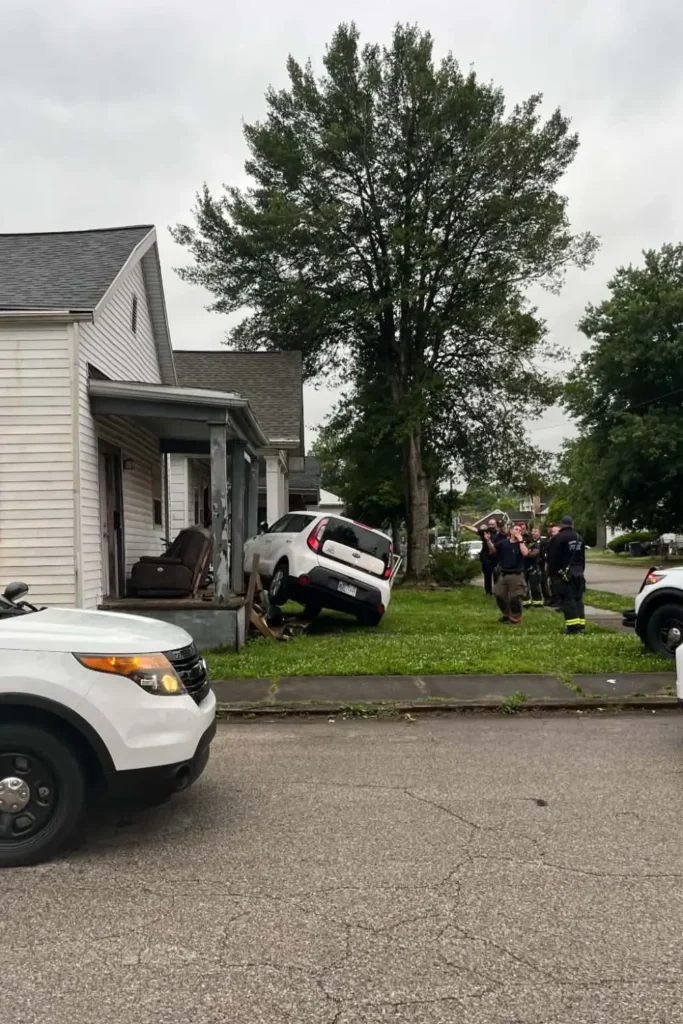 Stolen Car Slams Into Evansville Home