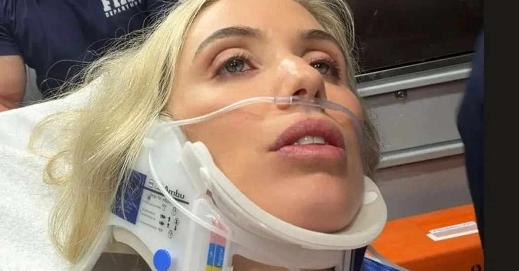 laura clery home fridge accident