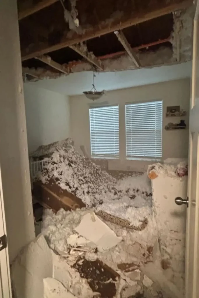 Utah Home Ceiling Collapses