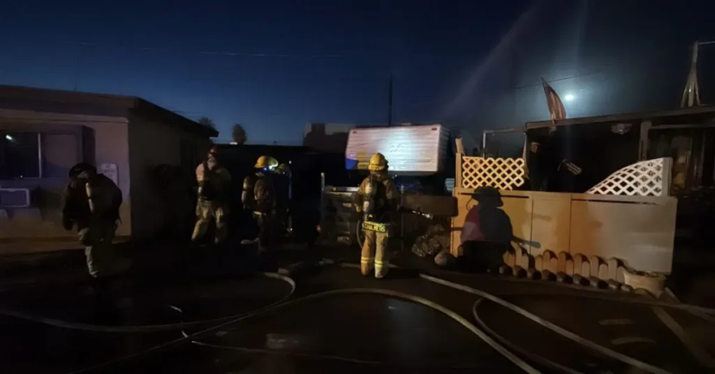 West Phoenix Mobile Home Fire