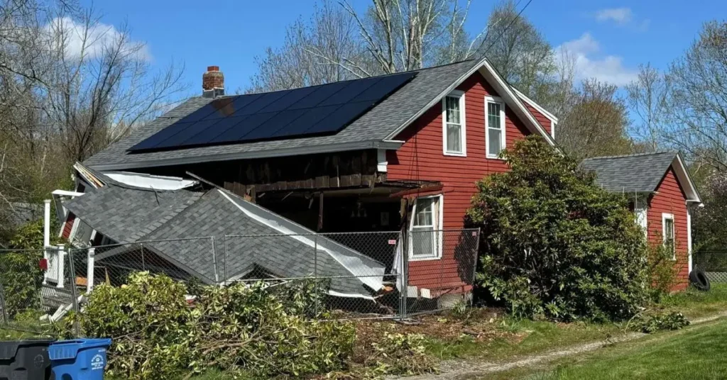 truck slams into Killingly home