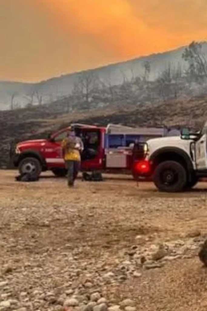Brush Fire in San Jose Mobile Home Park