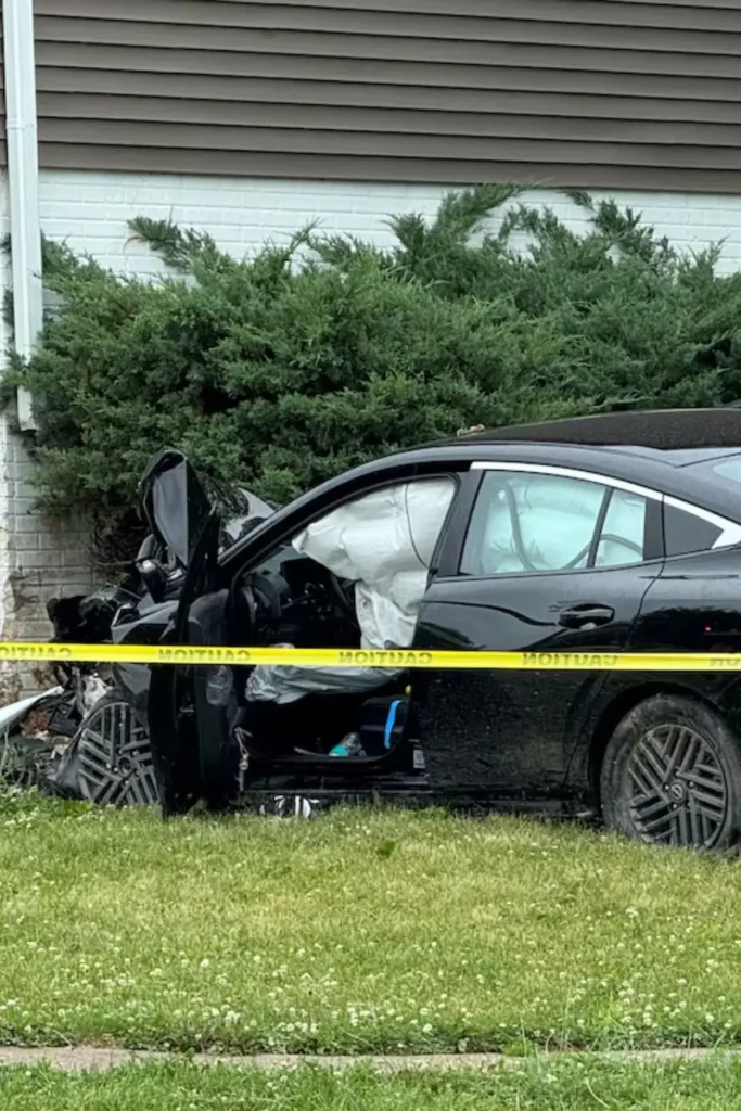 Car Plows Into Davenport Home