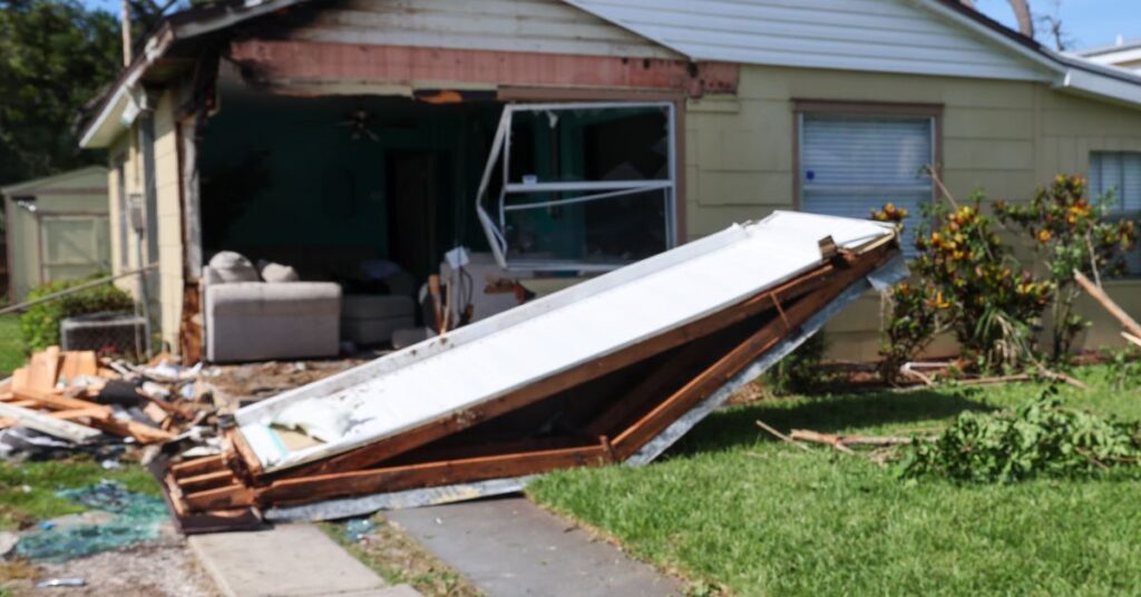 Crashing Car Into St Pete Home