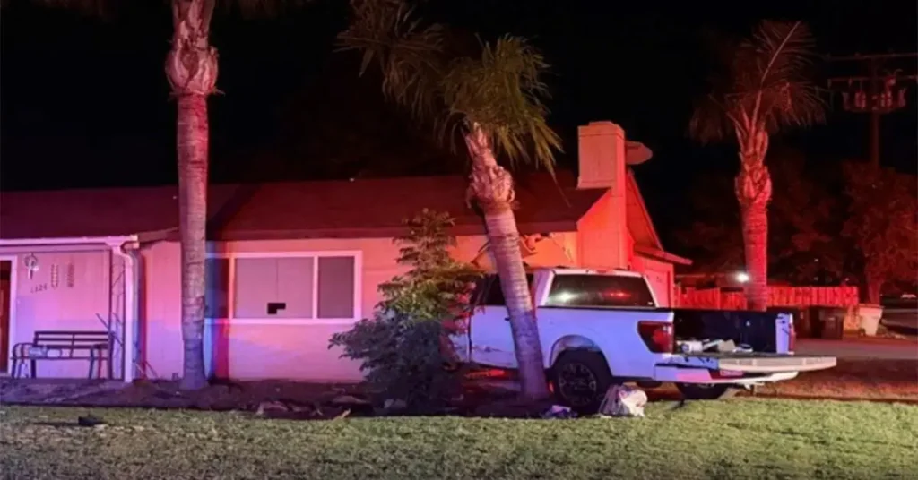 Drunk Driver Crashes Ford F-150 Into Visalia Home