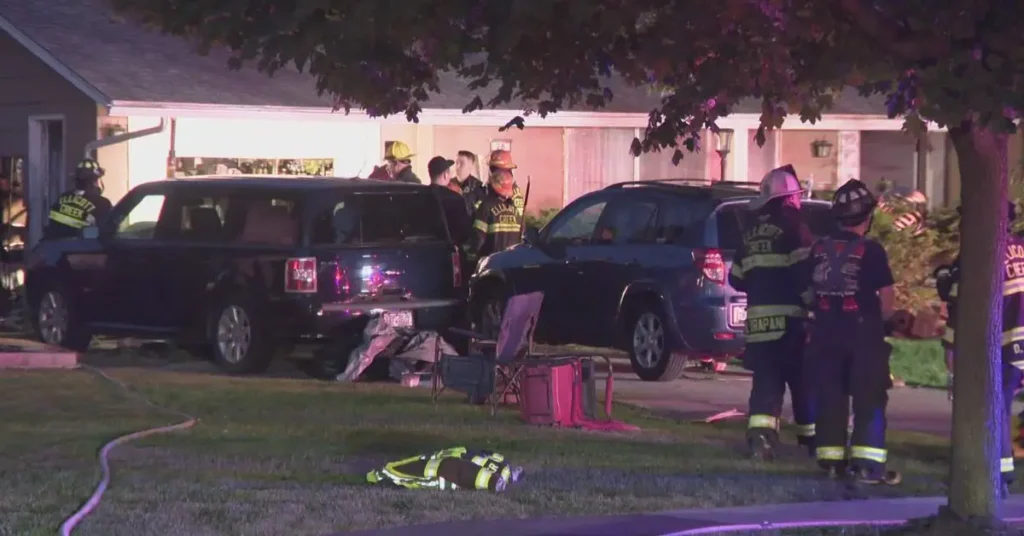 Garage Fire Breaks Out at Amherst Home