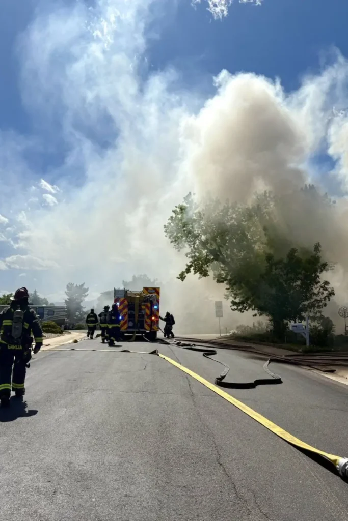 Garage Fire in Arvada
