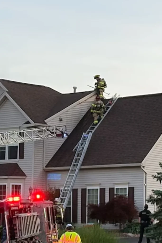 Grill Fire Spreads to Lysander Home