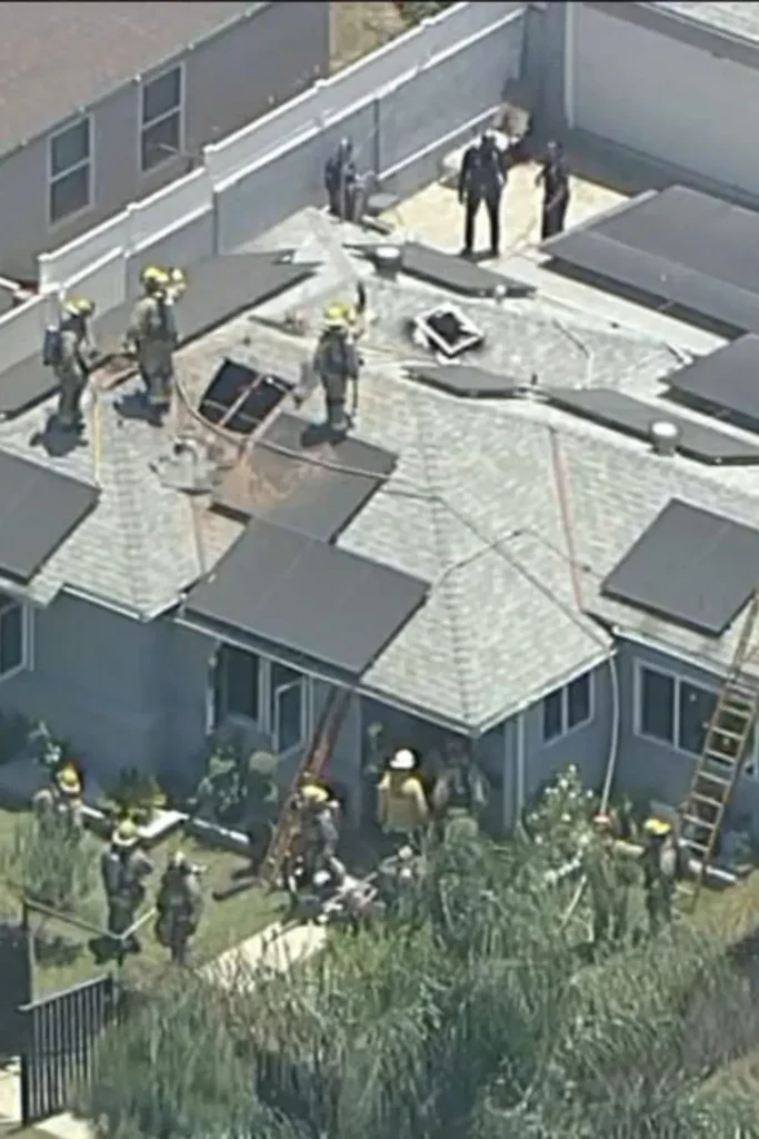 House Fire in Tarzana