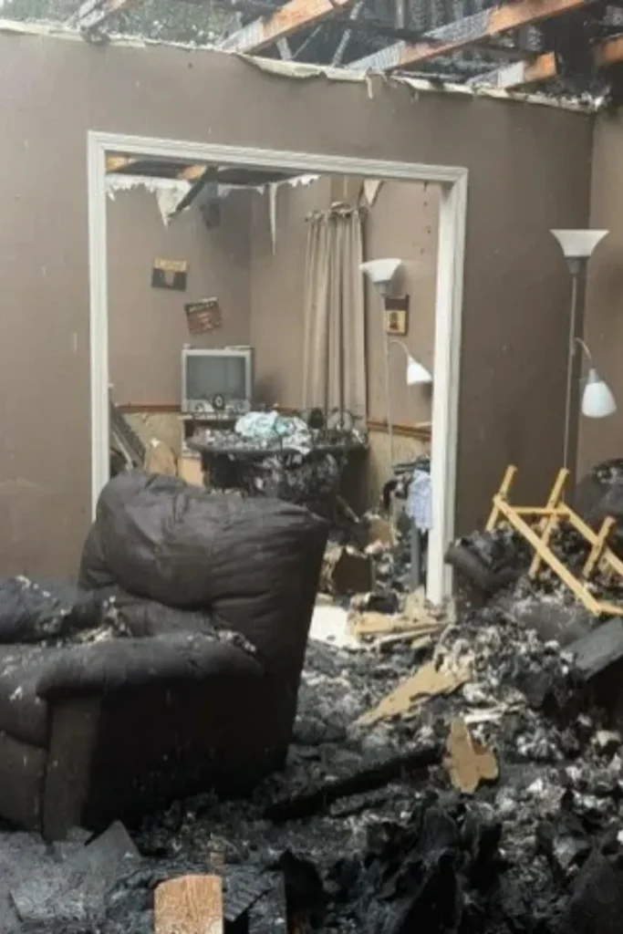 Lightning Hit a Northeast Memphis Home