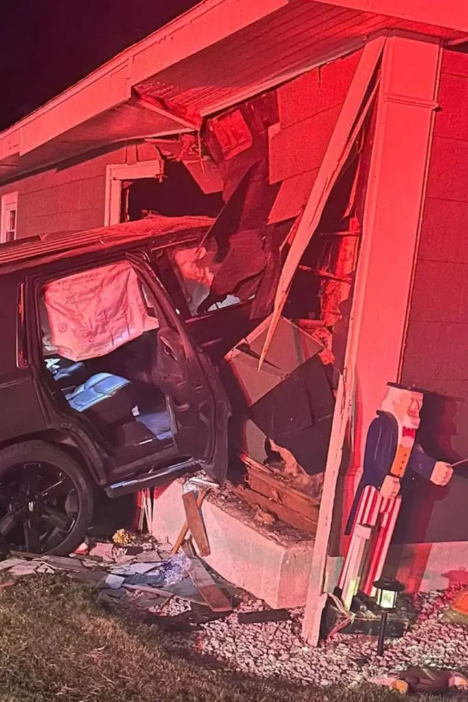 SUV Slams Into Occupied Massachusetts Home