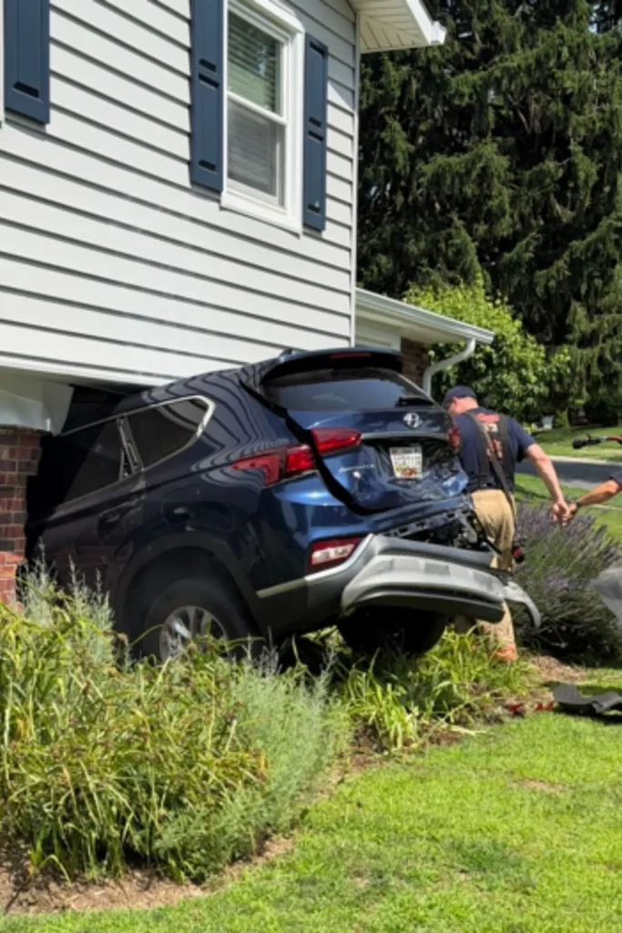 A 15-Year-Old Crashed a Car Straight Into a Maryland Home