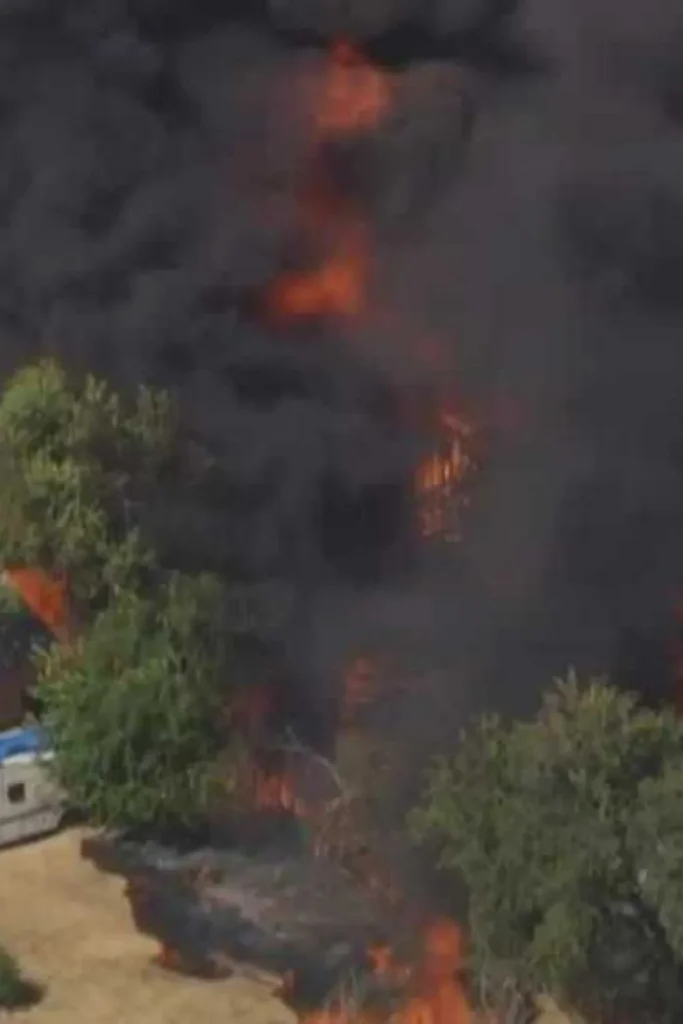 A Small Trailer Caught Fire in Sacramento and Took Down an Entire Home