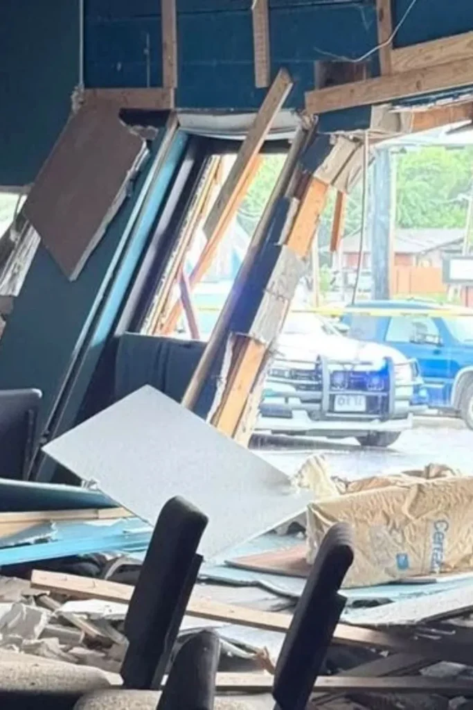 Car Plows Through Hot Springs Church