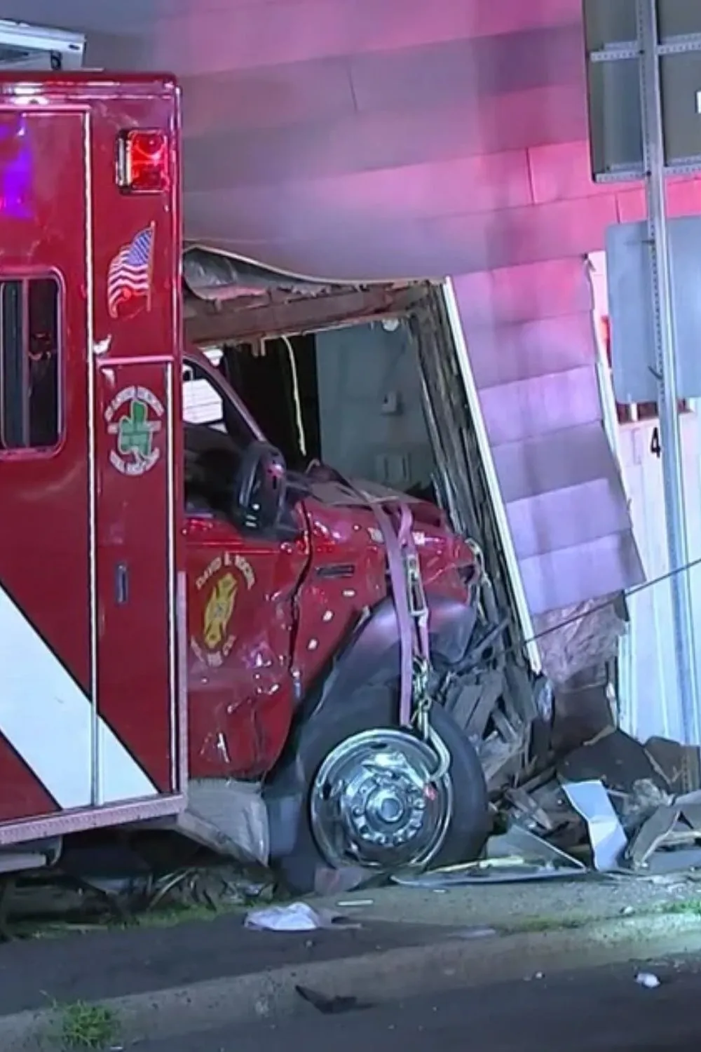 Fire Truck Crashes Into New York Home Leaving 5 Residents Displaced