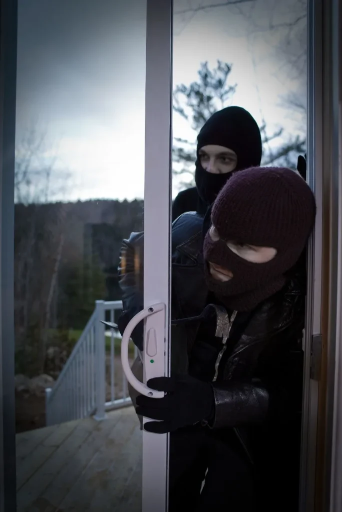 Fishers Burglars Cut a Hole Through a Bedroom Wall
