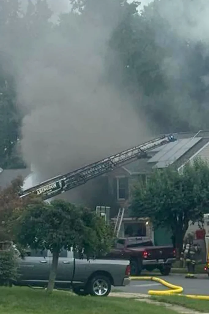 House Fire in Belcamp Maryland