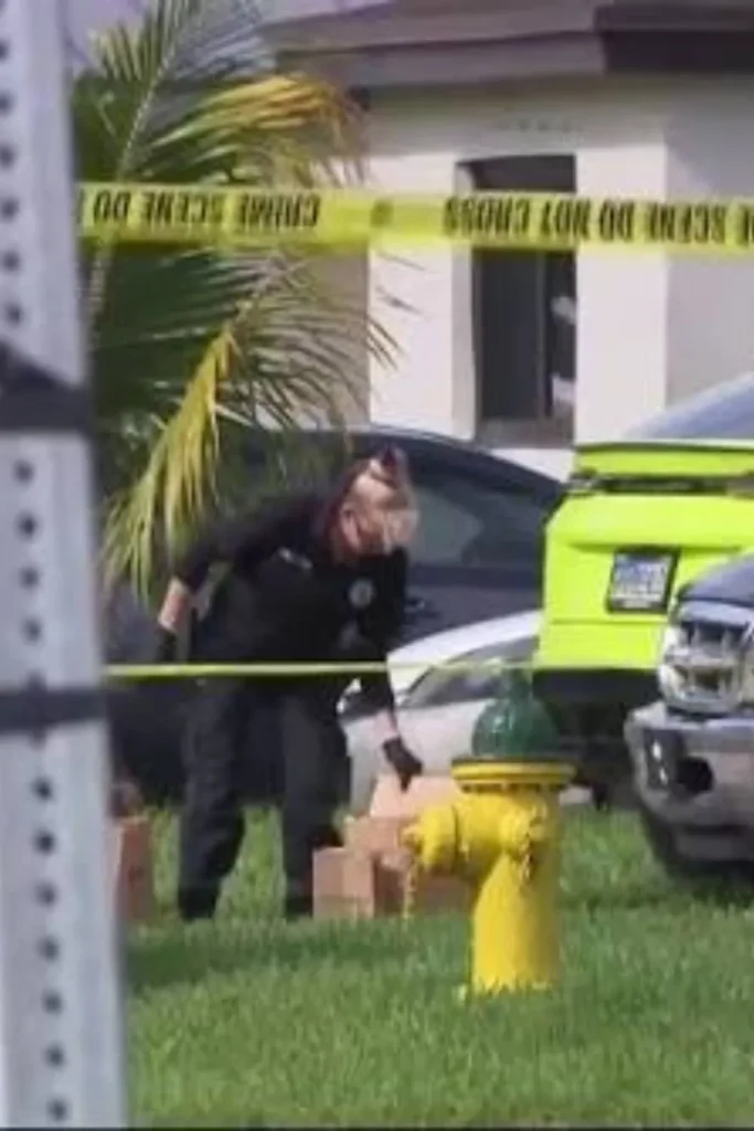 Lamborghini Got Shot at in Miramar and Crashed Right Into Someone's Home
