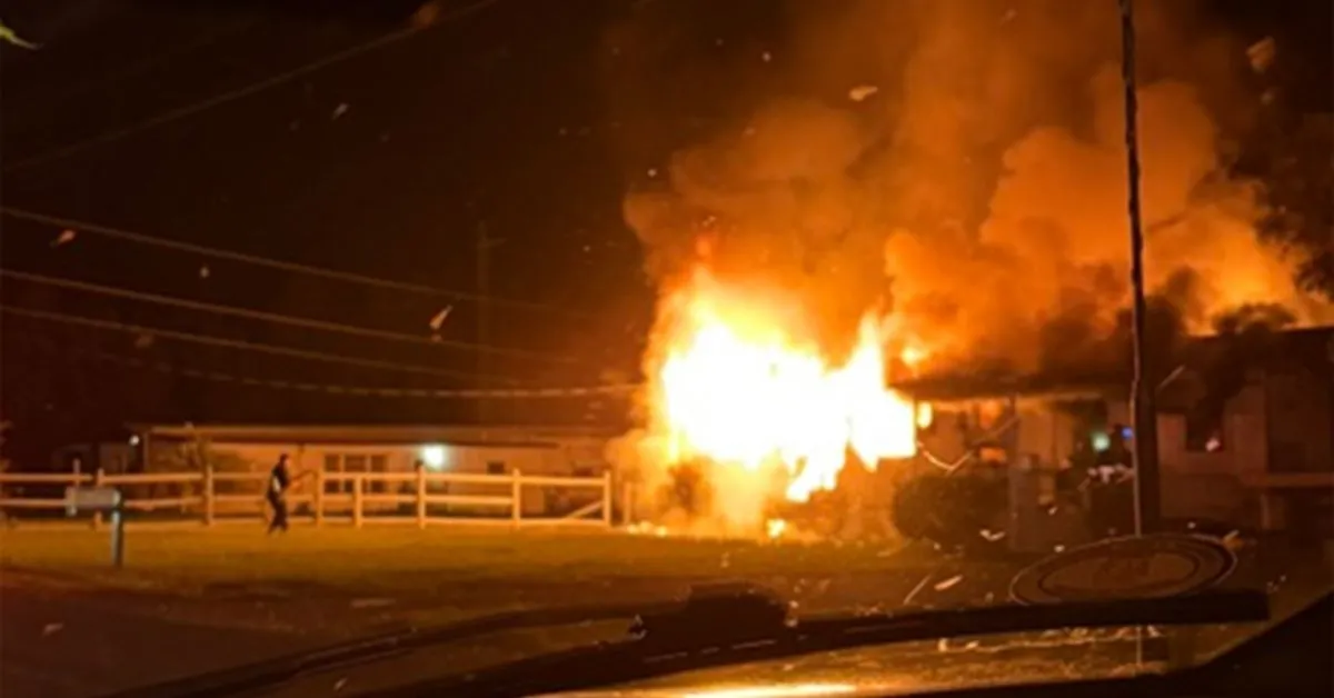Lecanto Mobile Home Fire