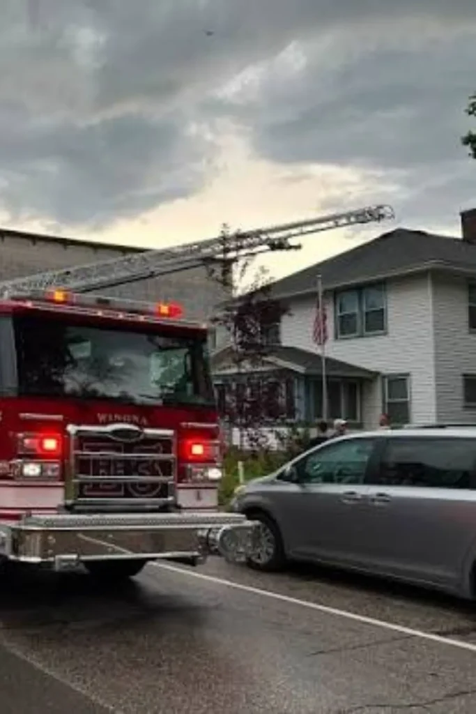 Lightning Struck a Winona Home and Started an Attic Fire