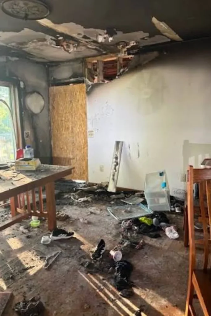 Ottawa family deals with lightning strike damage
