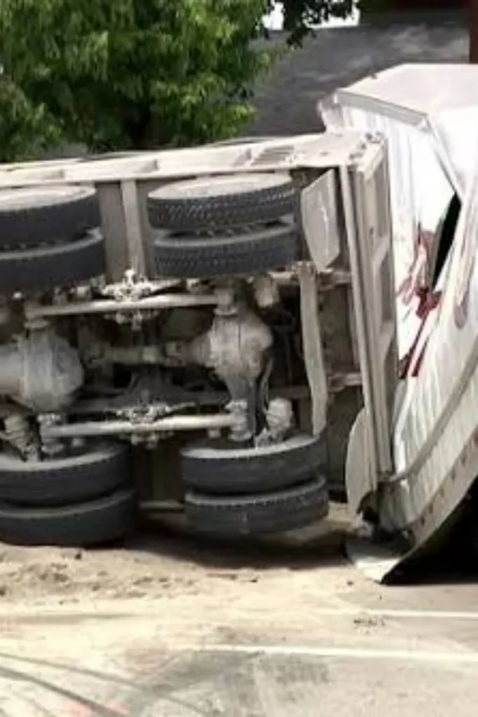 Semi Truck Slams Into Gratis Building