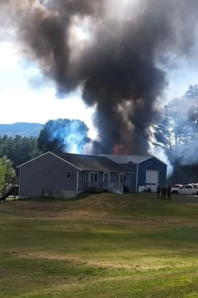 Neighbor's Legs Caught Fire in Bridgton House Explosion