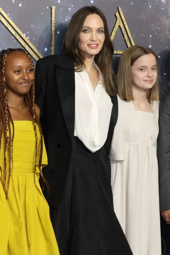angelina jolie children vivienne knox brad pitt mansion los angeles