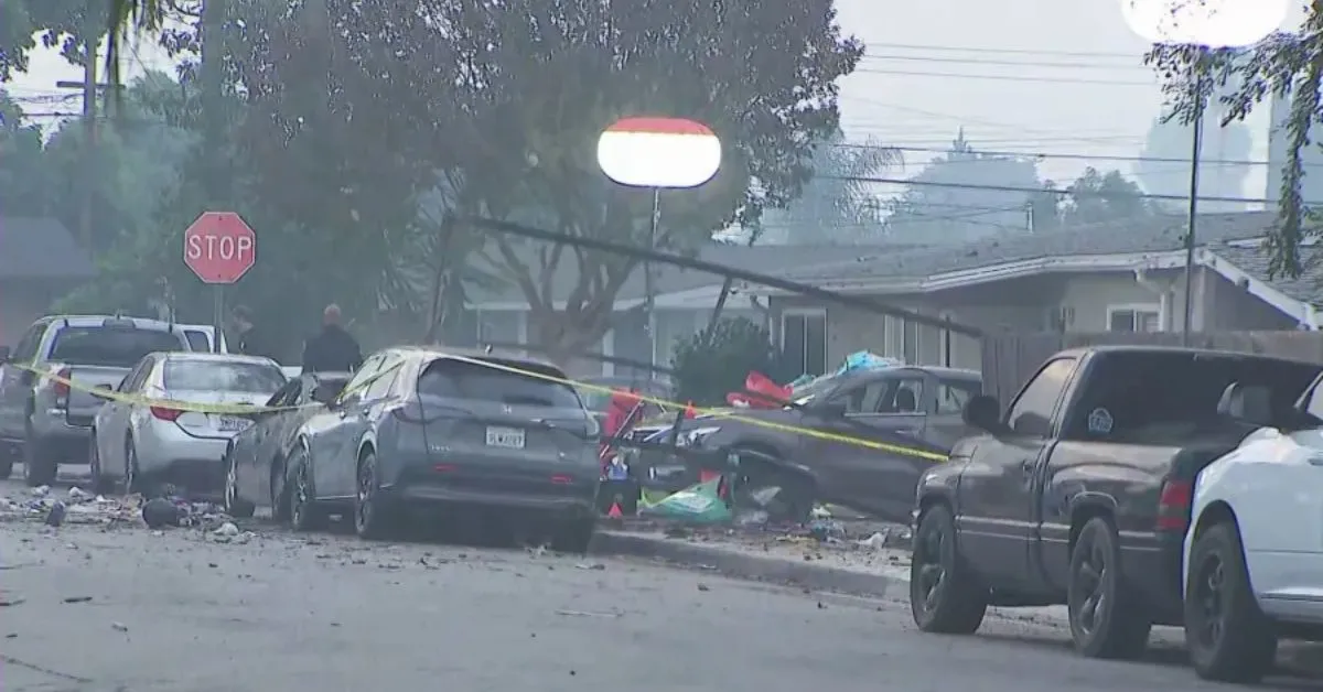 fireworks explosion in Chino