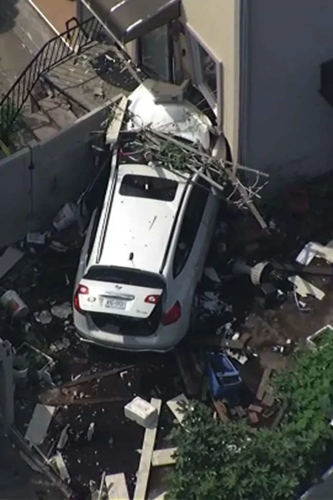 stolen SUV plows into Staten Island home